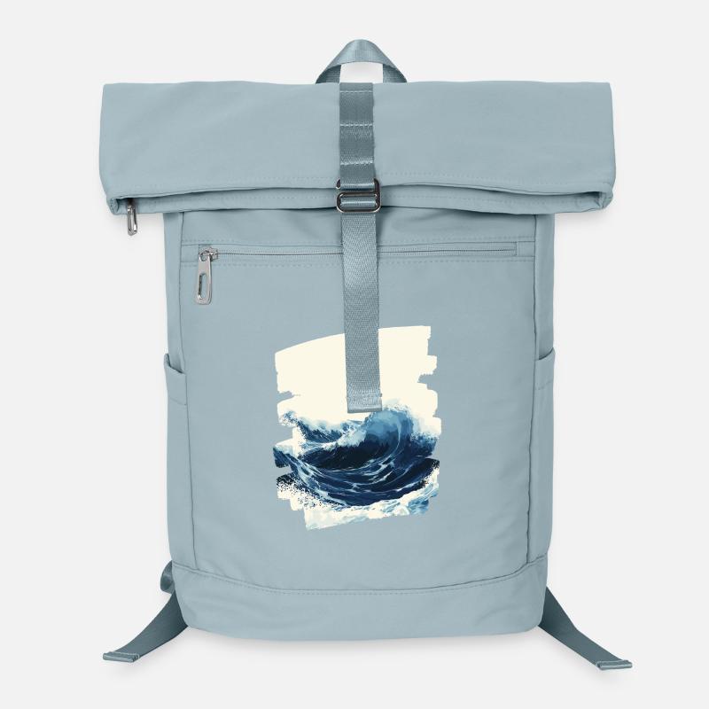 Les vagues et la mer Sac à dos ordinateur