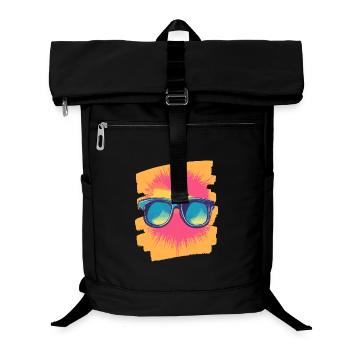 Sunglasses Summer - Laptop Backpack - black - Front