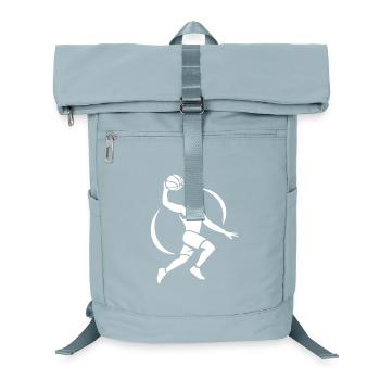 Basketballspieler - Laptop-Rucksack  - Eisblau - Vorne