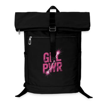 Frauen Power GRL PWR Girl Patriarchat Feminismus - Laptop-Rucksack  - Schwarz - Vorne
