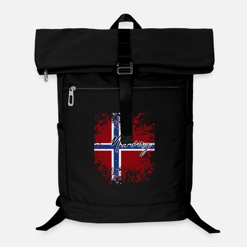 Norwegian Pride, I Love Norway Sac à dos ordinateur