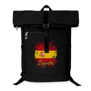 Fierté espagnole, drapeau de l’Espagne - Sac à dos ordinateur - noir - Devant