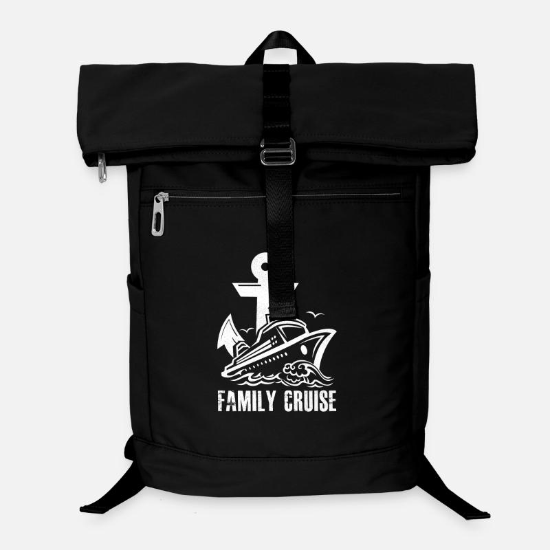 Croisière en famille - Sac à dos ordinateur - noir