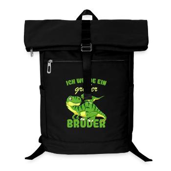 Nachwuchs Verkünden | Ich Werde Großer Bruder 2027 - Laptop-Rucksack  - Schwarz - Vorne