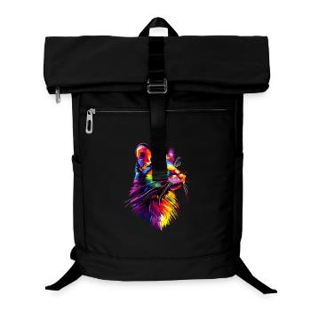 Tasmanian Devil Marsupial Tasmanian Devil - Laptop Backpack - black - Front