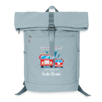 Annonce de la progéniture | Je serai un grand frère en 2027 - Sac à dos ordinateur - bleu glacier - Devant