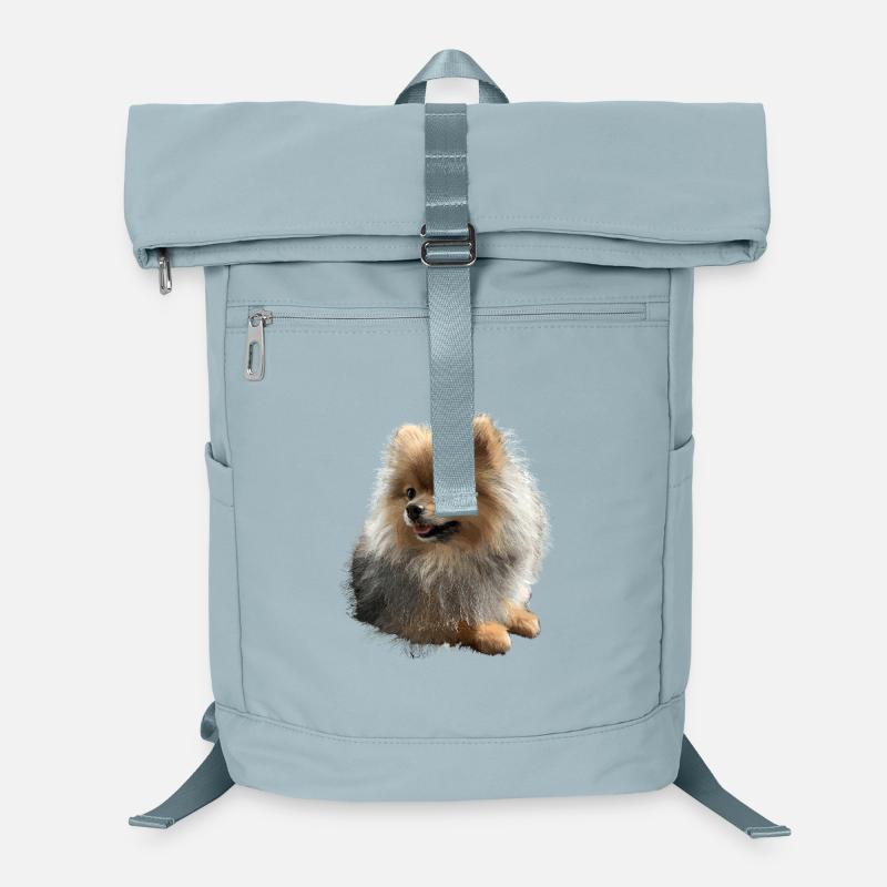 Pomeranian Pomeranian Pom Sweet German Spitz Laptop Backpack