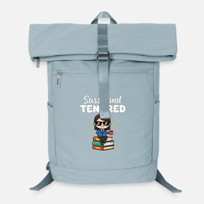 SASSY AND TENURED - TEACHER GIFT Laptop Backpack