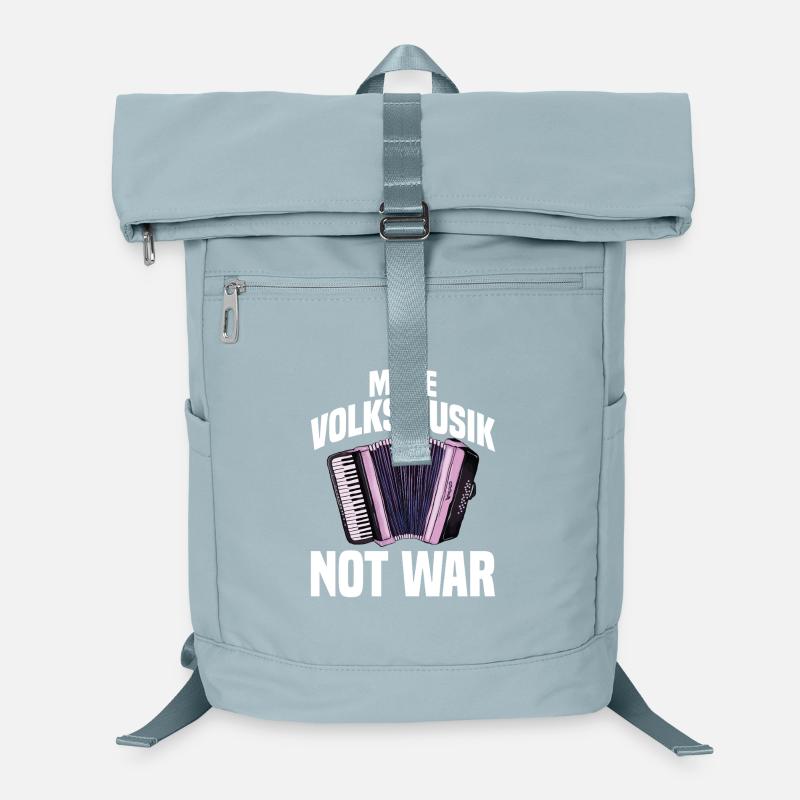 Akkordeon - Make Volksmusik not War Laptop-Rucksack 