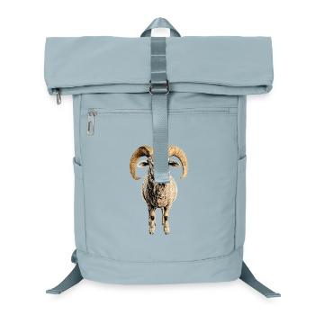 Widder Mufflon Aries Wilde Schafe Männliches Schaf - Laptop-Rucksack  - Eisblau - Vorne
