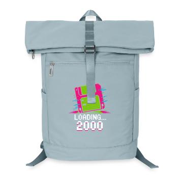 Loading 2000 Disketten-Design Retro Pixel Design - Laptop-Rucksack  - Eisblau - Vorne