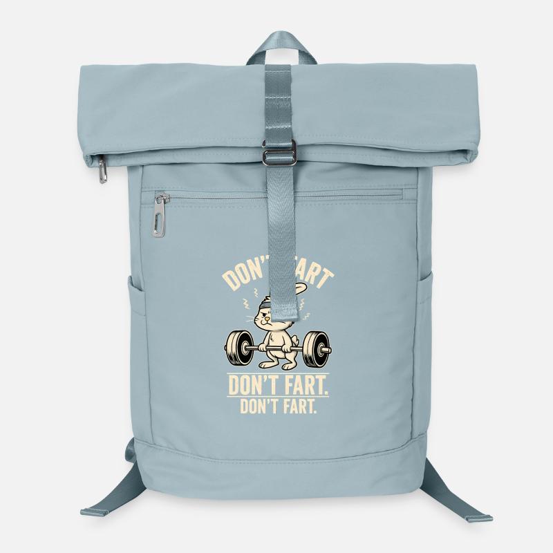  Funny Gym Bunny – Don’t Fart Laptop Backpack