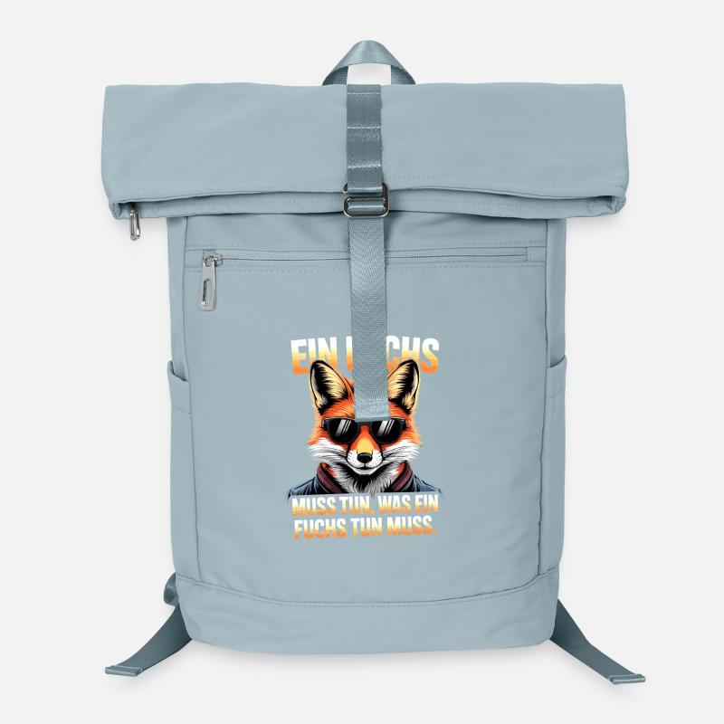 Fuchs Spruch Ein Fuchs Muss Tun Was Fuchs Tun Muss Laptop-Rucksack 