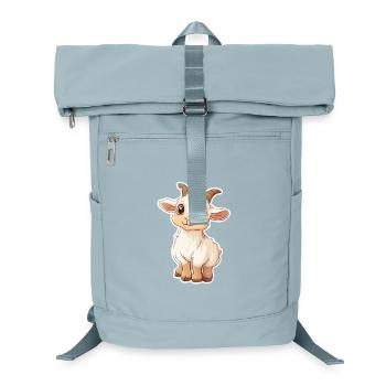 Ziege - Laptop-Rucksack  - Eisblau - Vorne