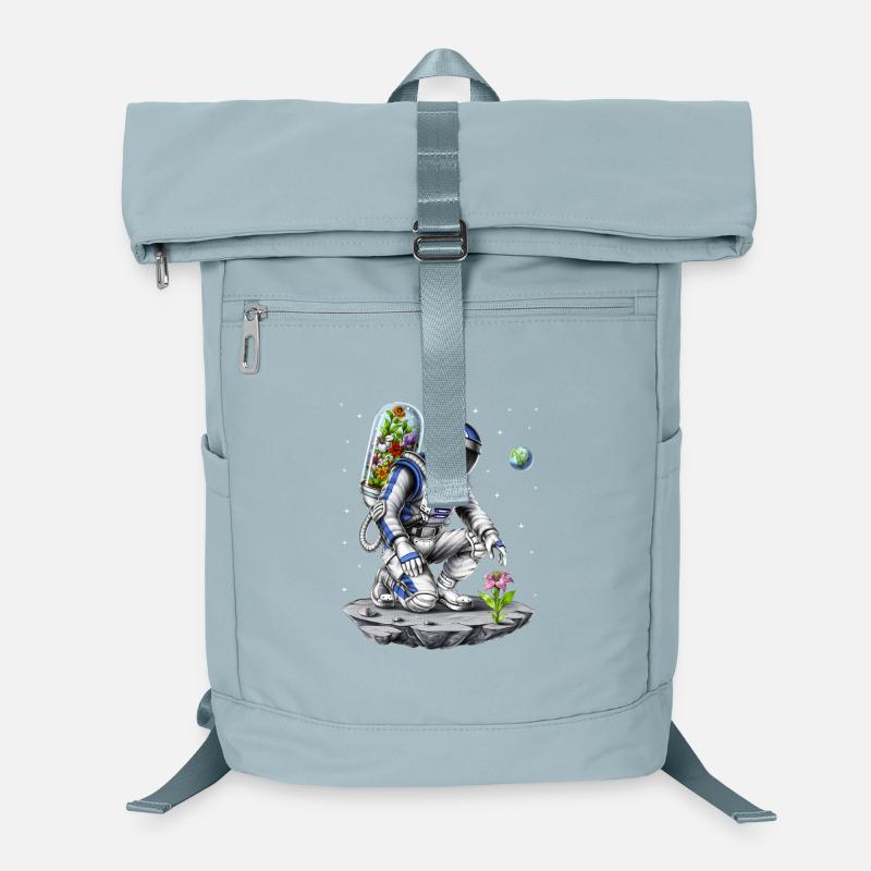 Weltraumastronaut Botaniker Laptop-Rucksack 