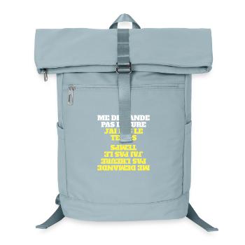 Don't Ask Me the Time I Don't Have Time - Hourglass - Laptop Backpack - ice blue - Front