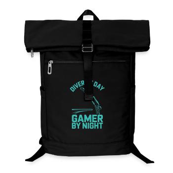 Diving diving board - Laptop Backpack - black - Front