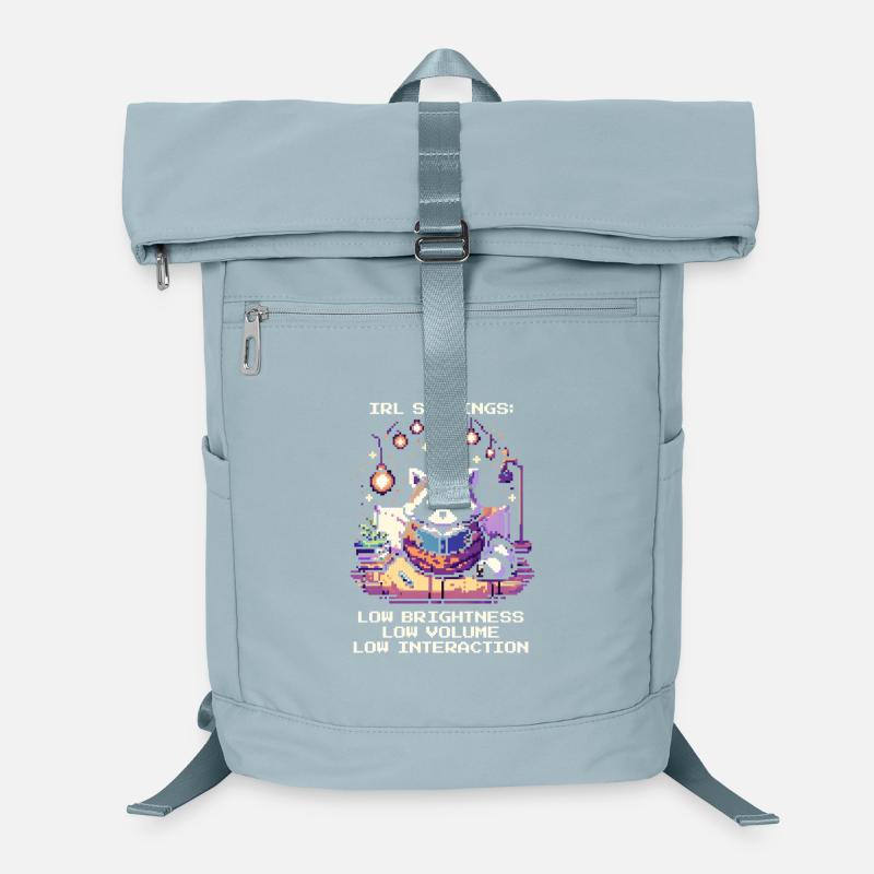 IRL: dunkel, leise, wenig Kontakt | Introversion Laptop-Rucksack 