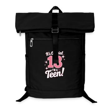 13th birthday teenager gift - Laptop Backpack - black - Front
