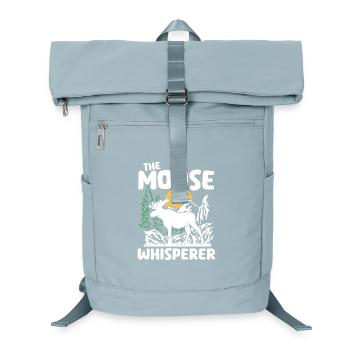 Moose Nature Silhouette Design - Laptop-Rucksack  - Eisblau - Vorne