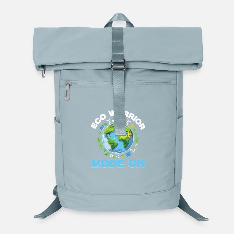 Éco-guerrier écologiste Mode activé Sac à dos ordinateur