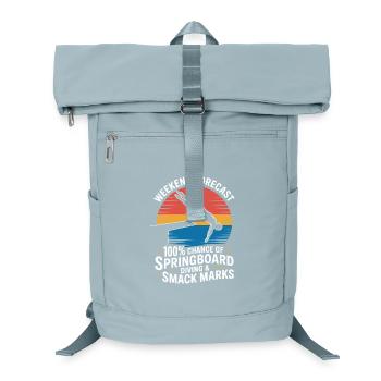 Diving diving board - Laptop Backpack - ice blue - Front