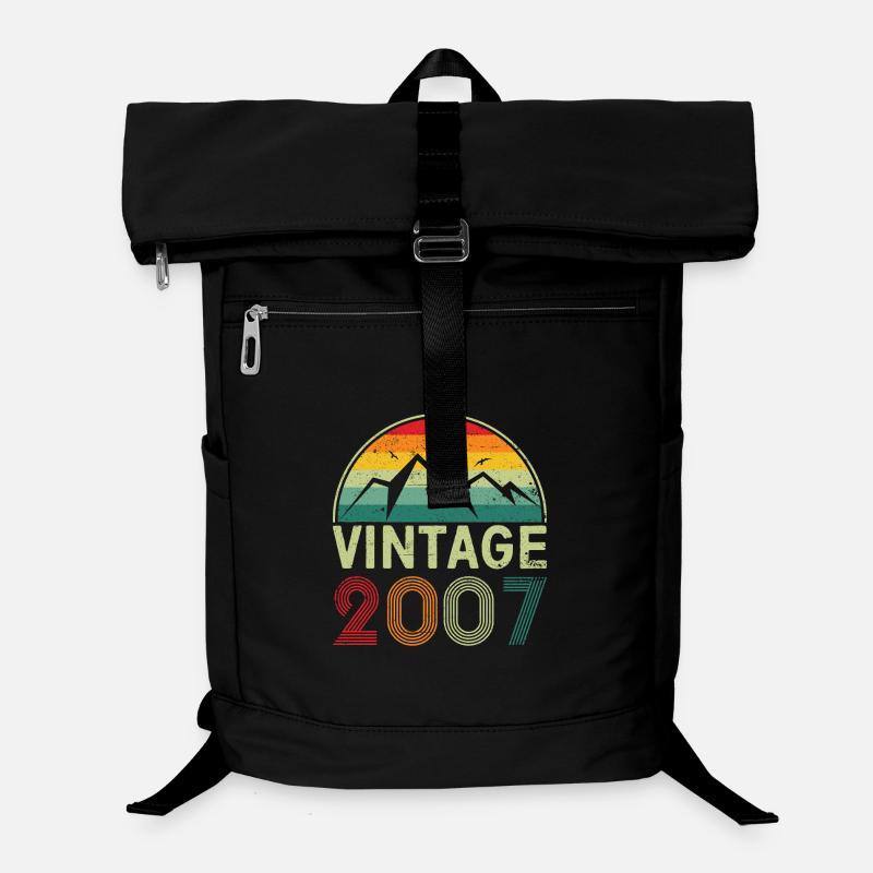 Vintages Bergsonnenuntergang-Design Laptop-Rucksack 