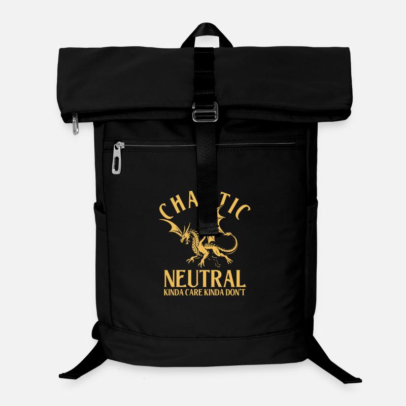Chaotique Neutre Quelque chose d’attention Pas d’humour RPG Sac à dos ordinateur
