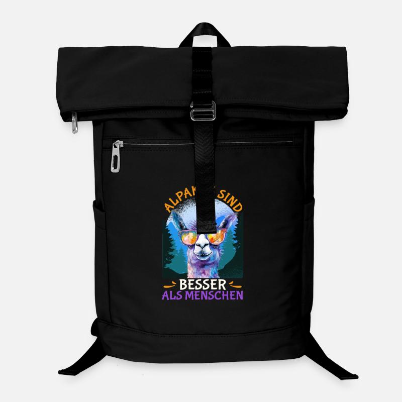 Alpaca Fan ALPACAS ARE BETTER THAN PEOPLE Funny Laptop Backpack