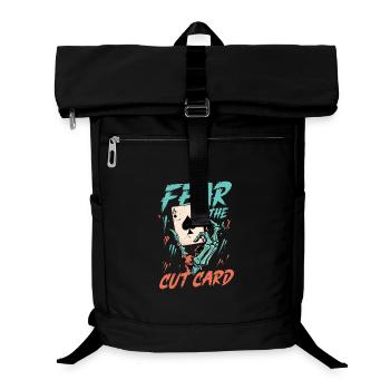 Cribbage Fear The Cut Card - Laptop-Rucksack  - Schwarz - Vorne