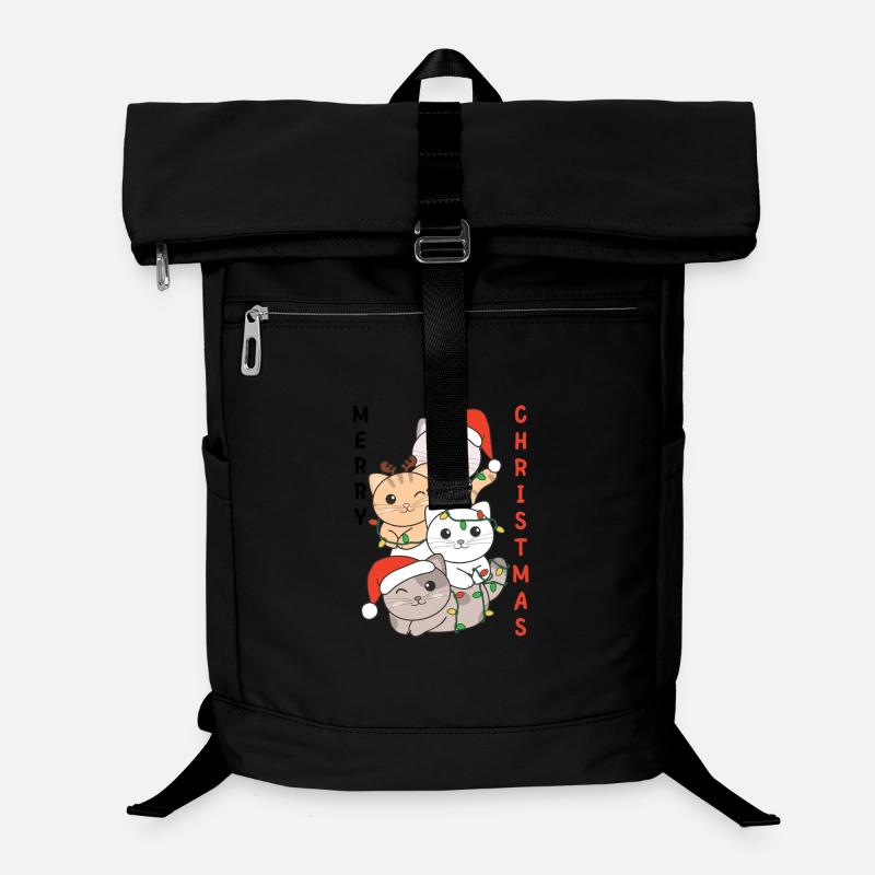 Arbre de Noël pour chats Animaux de Noël Chats Sac à dos ordinateur