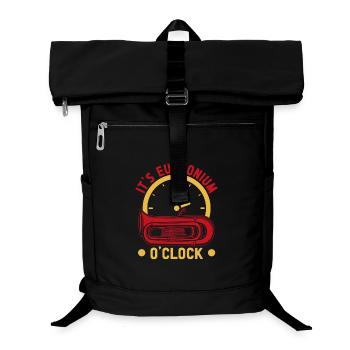 Euphonium It's O'Clock Baritone Marching Band - Laptop Backpack - black - Front