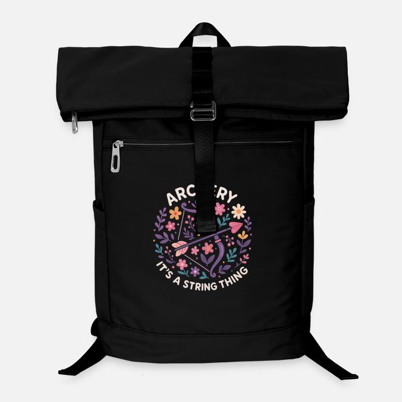 Archery A Matter of the Bowstring Archer Laptop Backpack
