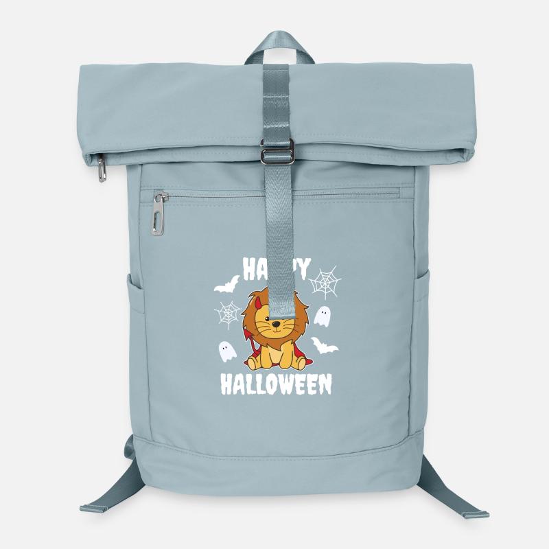 Lion Happy Halloween Devil Costume Laptop Backpack