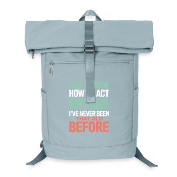 Birthday saying: No idea how to - Laptop Backpack - ice blue - Front
