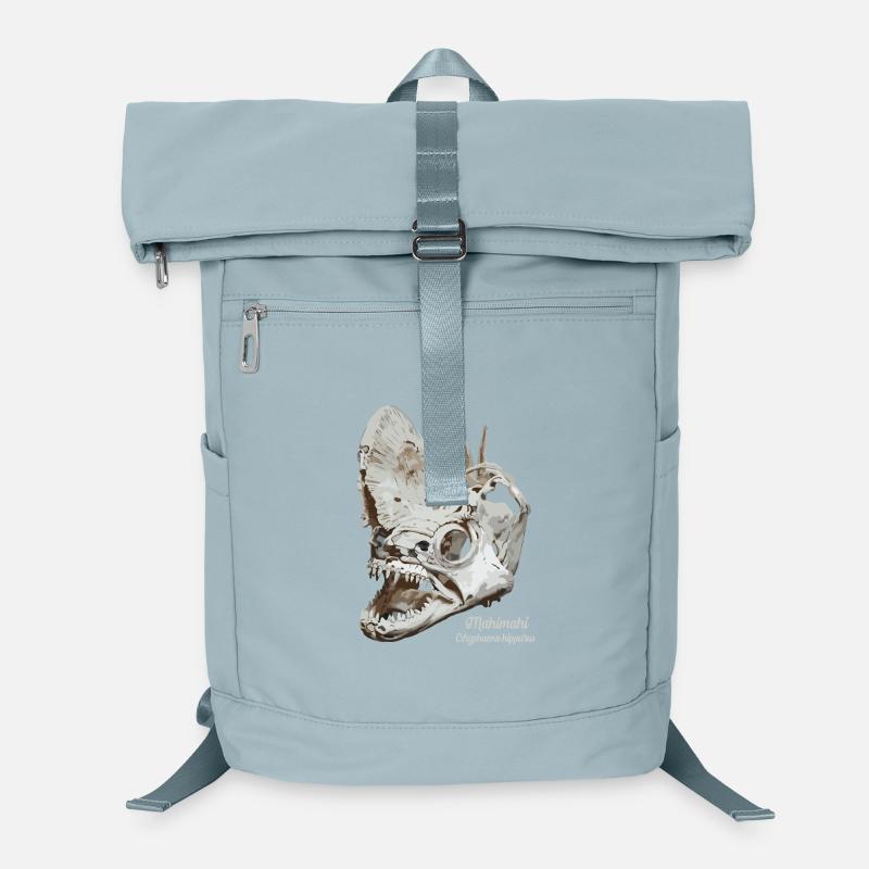 Fossil dolphinfish Mahimahi skull Laptop Backpack