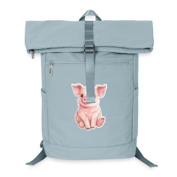 Pig Piglet - Laptop Backpack - ice blue - Front