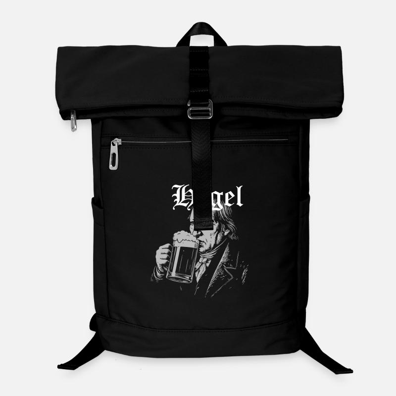 Hegel drinking craft Beer  Laptop Backpack
