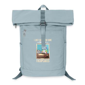 Einhorn Shut Fucupcakes Lustig - Laptop-Rucksack  - Eisblau - Vorne