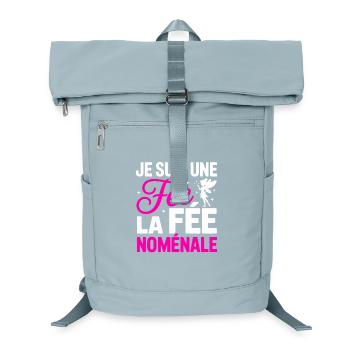 Ich bin eine Fee, die nominelle Fee, Humor, Frau - Laptop-Rucksack  - Eisblau - Vorne