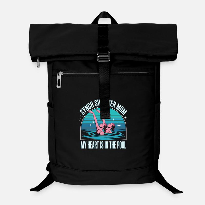 Synchronschwimmen Kunstschwimmen Wassersport Laptop-Rucksack 
