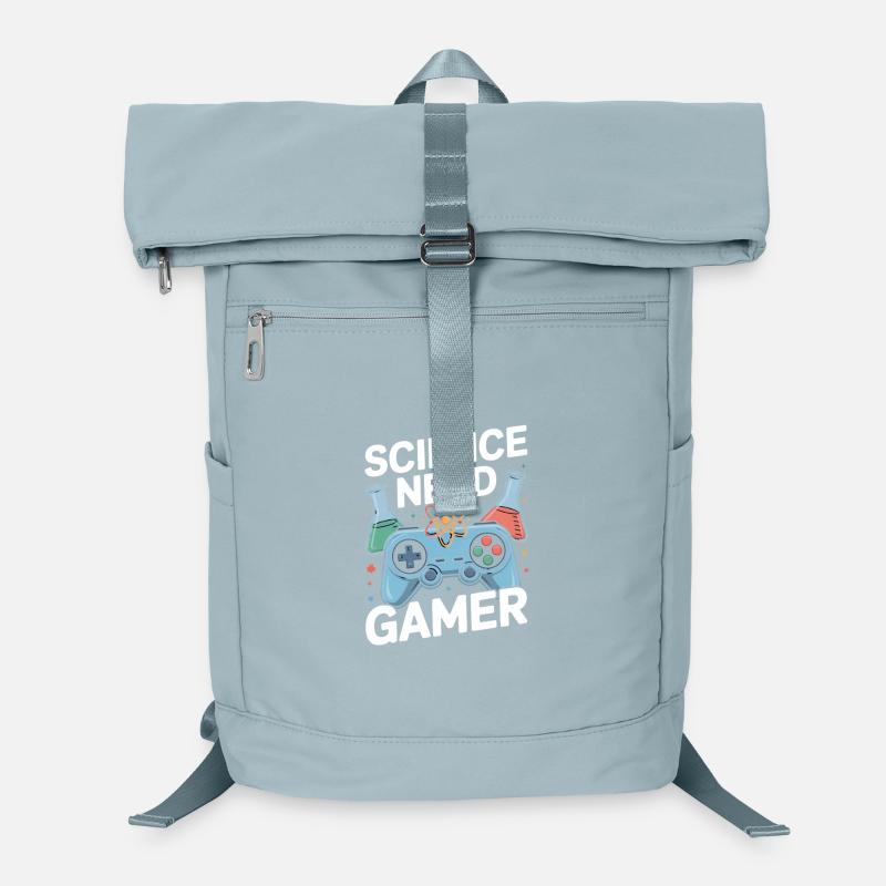 Science Nerd Gamer Controller Chemie Labor Laptop-Rucksack 