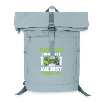 Gamer Level Up Motivational Design - Laptop Backpack - ice blue - Front