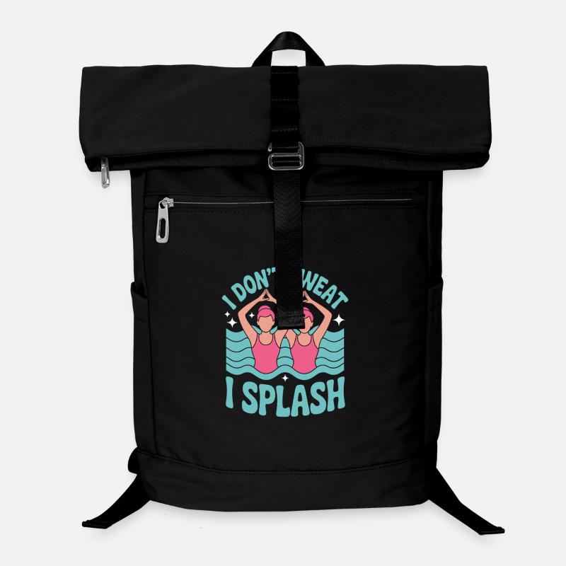 Synchronschwimmen Kunstschwimmen Wassersport Laptop-Rucksack 