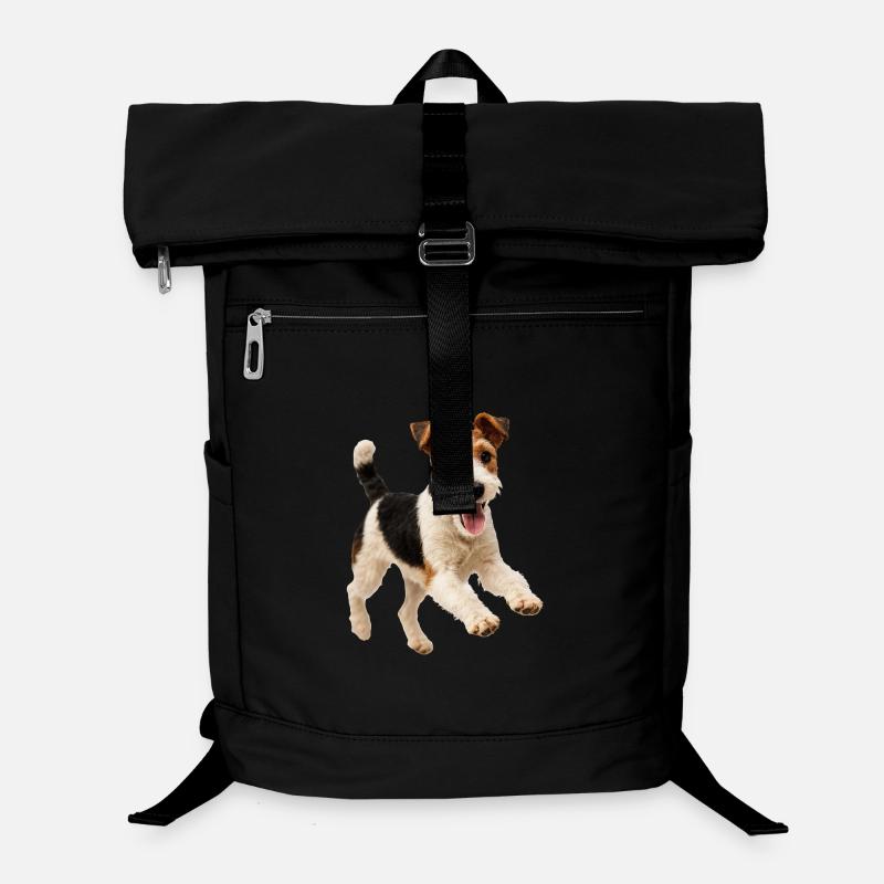 Chien fox terrier joueur Sac à dos ordinateur