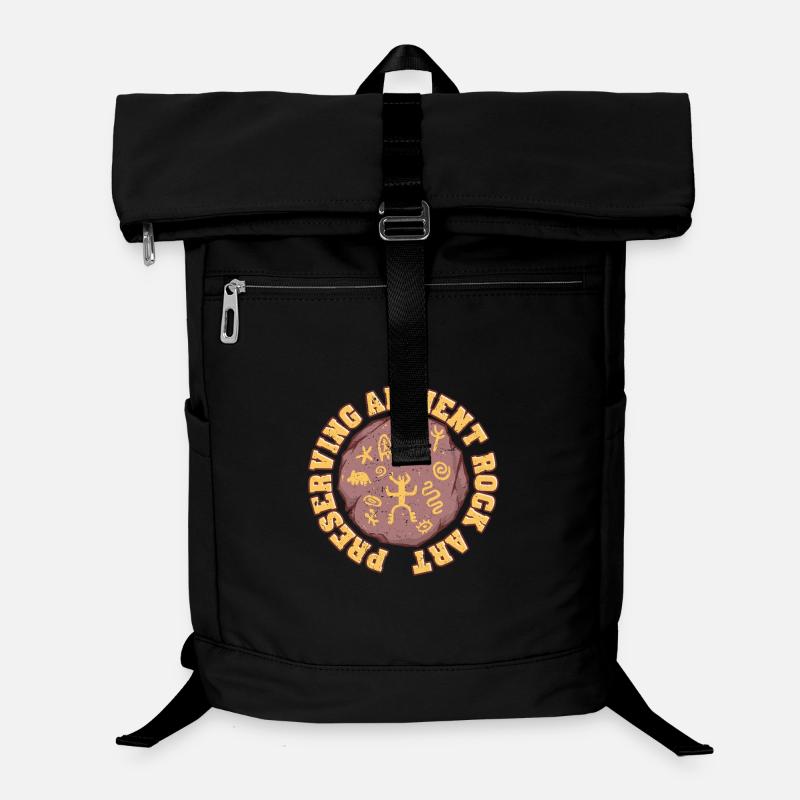 Petroglyphe Petroglyphen Piktogramme Laptop-Rucksack 