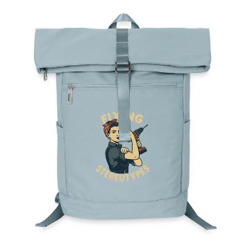 Stereotypen Brechen Mit Humor - Laptop-Rucksack  - Eisblau - Vorne