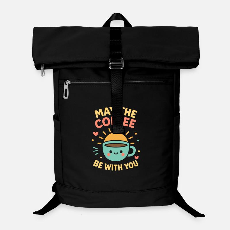 Que le café soit avec vous Mignon Café Design Sac à dos ordinateur