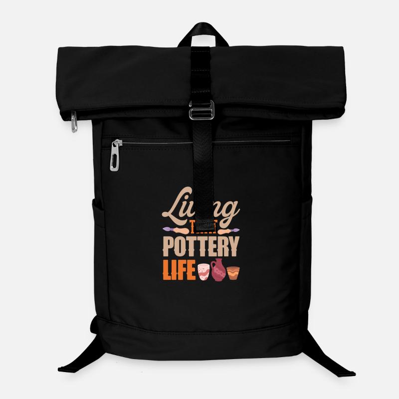 Vivez cette vie de potier de manière créative Sac à dos ordinateur