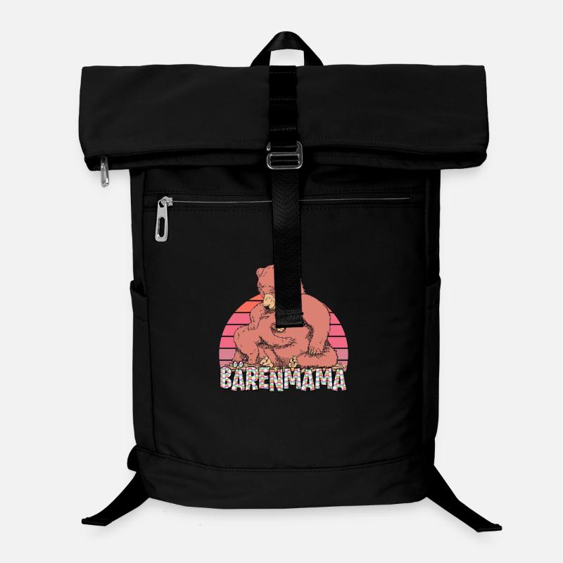 Bientôt Mama MOTHER BEAR Drôle Sac à dos ordinateur